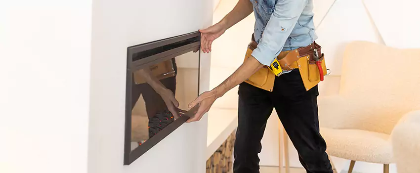 Metal Fireplace Installation in Alliance, Ohio