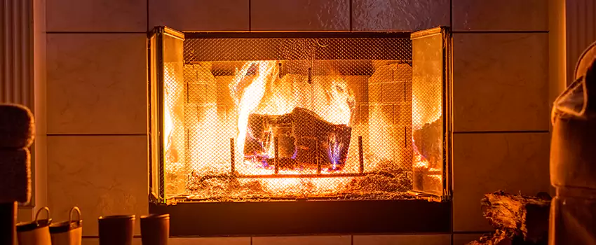 Mendota Hearth Landscape Fireplace Installation in Alliance, Ohio