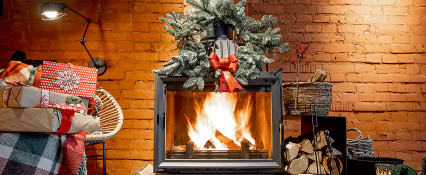 Travis Industries Linear Gas Fireplace Installation in Alliance, Ohio
