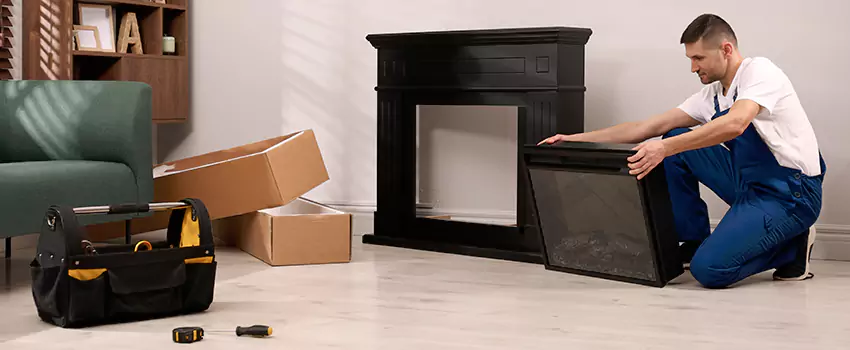 Old Rusted Metal Fireplace Repair And Replacement in Alliance, OH